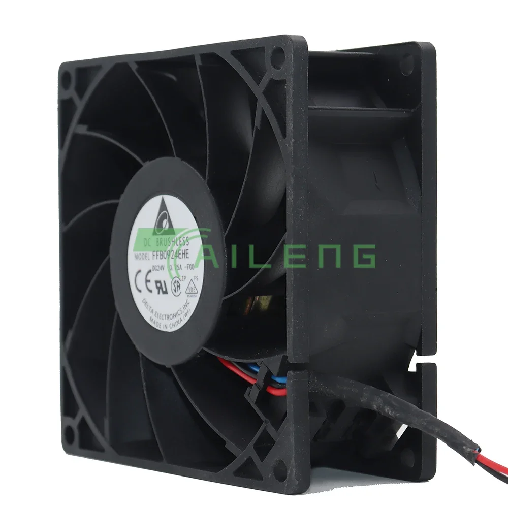 Новый оригинальный FFB0924EHE FOO F00 9238 9 см DC24V 0,75A 92*92*38 мм охлаждающий вентилятор