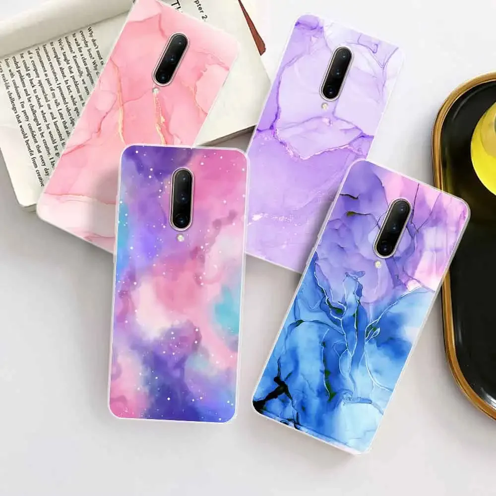 For OnePlus 7 Case Clear Shockproof Silicone Soft Bumper Phone Case For OnePlus 7 Pro Back Cover Coque For OnePlus7 7Pro Fundas