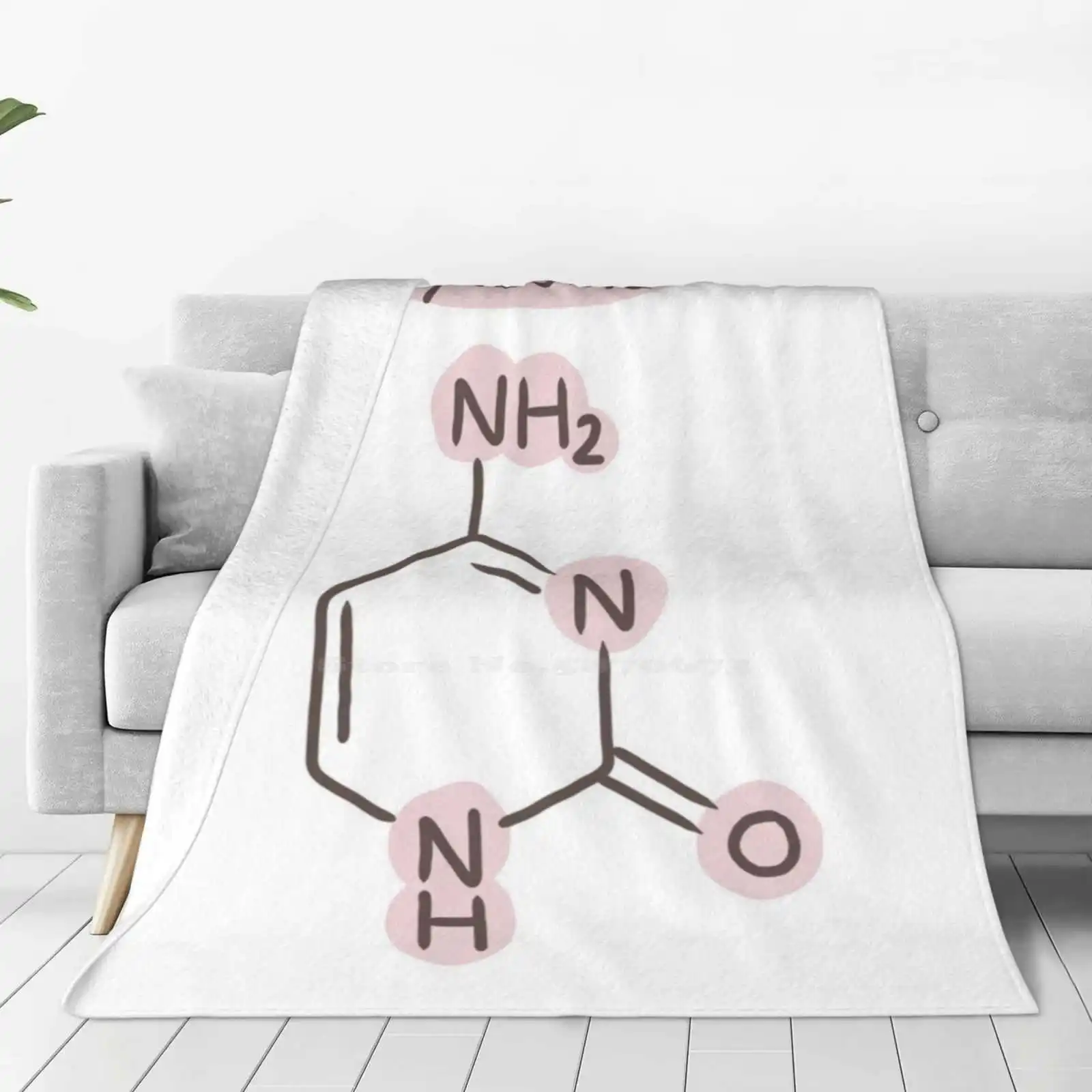 Cytosine Super Warm Soft Blankets Throw On Sofa/Bed/Travel Nucleotides Cytosine Nucleic Acid Dna Arn Structure Molecule