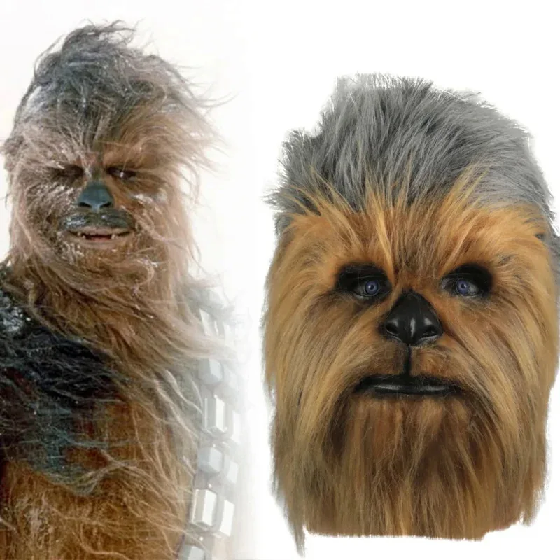Nuevo 2025 Cosplay máscara de Chewbacca máscaras para la cabeza disfraz de fiesta de Halloween Prop ★ ❤ ☆