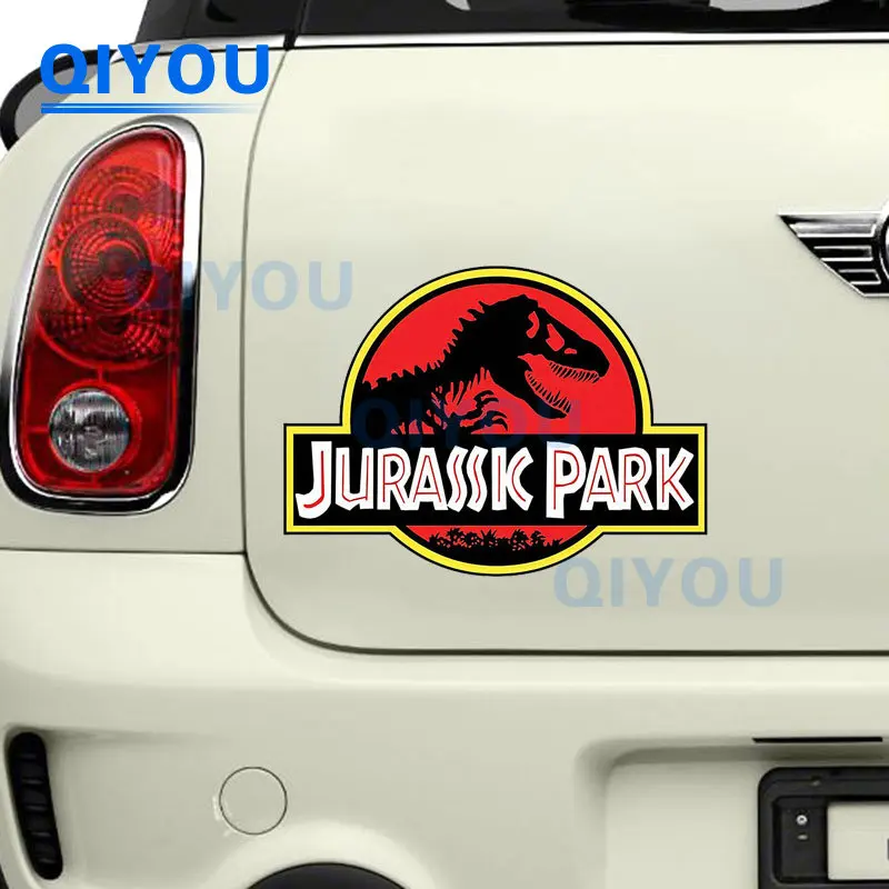 Creative Decoration Jurassic Park Dinosaur Car Sticker Suitable for Off Road Vehicle Fuel Tank Cap Surfboard Laptop PVC Decal