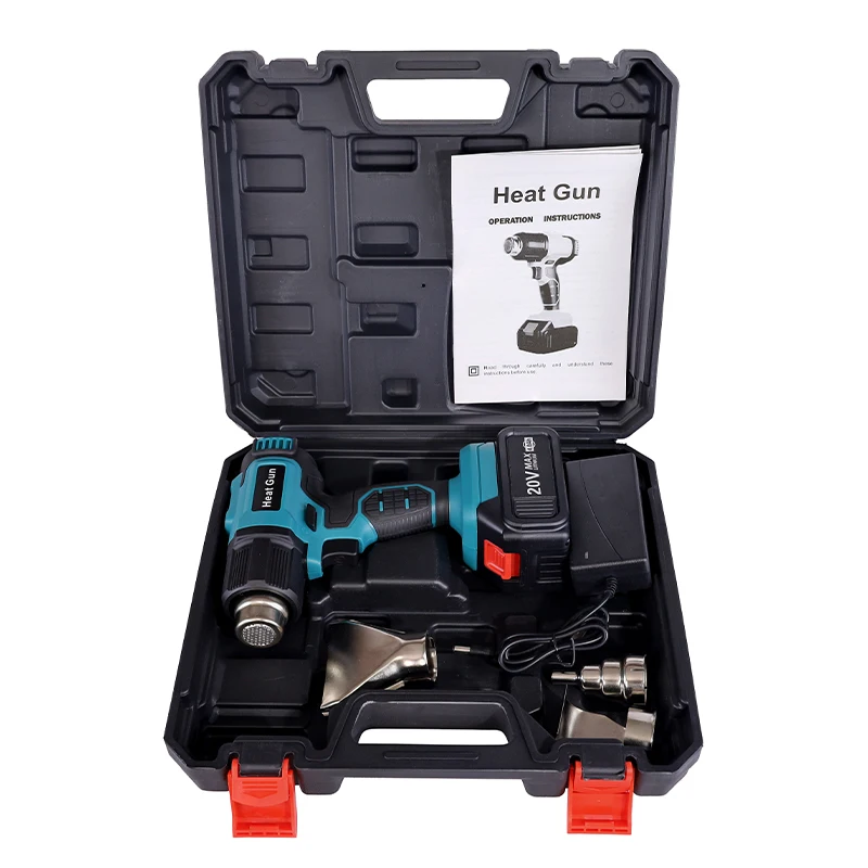 

Industrial 20V Lithium Battery Temperature Adjustable Electric Heat Gun Cordless Hot Air Gun For Shrink Wrap And Welding