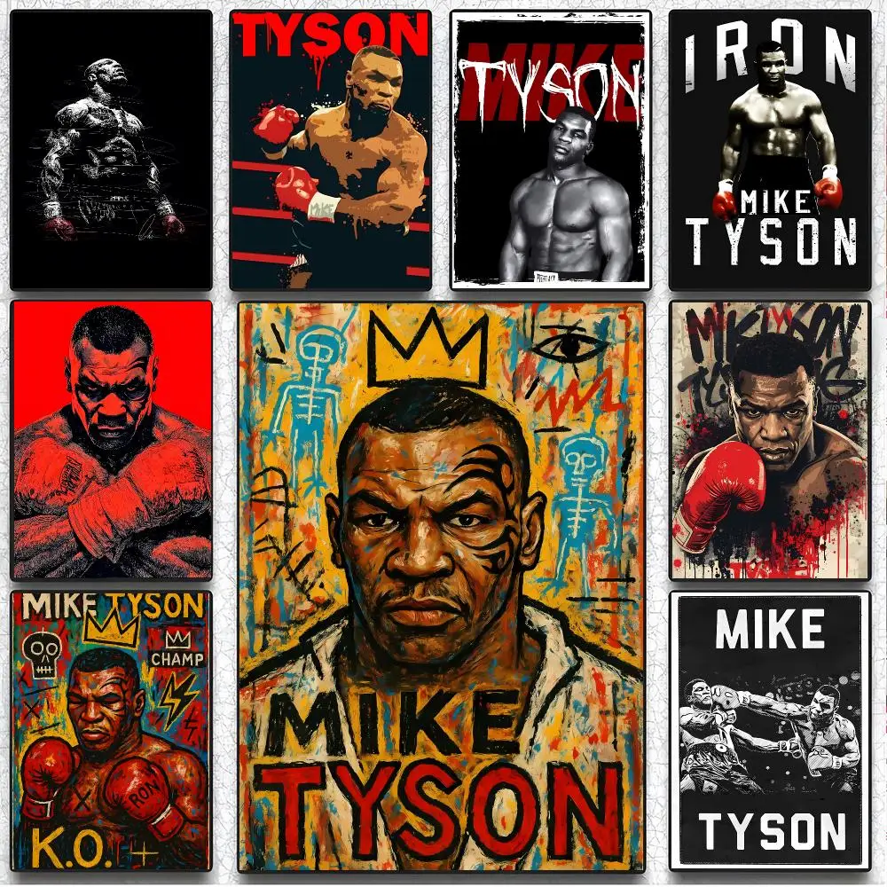 athlete boxing M-Mike Tyson Poster Art Wall Decor Indoor Outdoor for Collectors