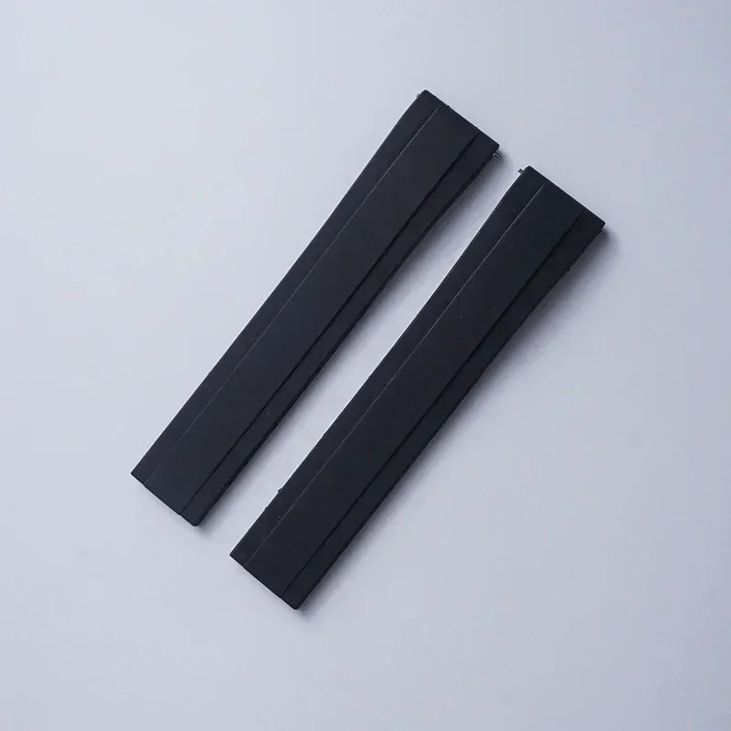 New Daytona Design CTS Fluororubber Watch Strap  20mm Quick Release Butterfly Buckle Watch Bands FKM Strap For Cut To Size