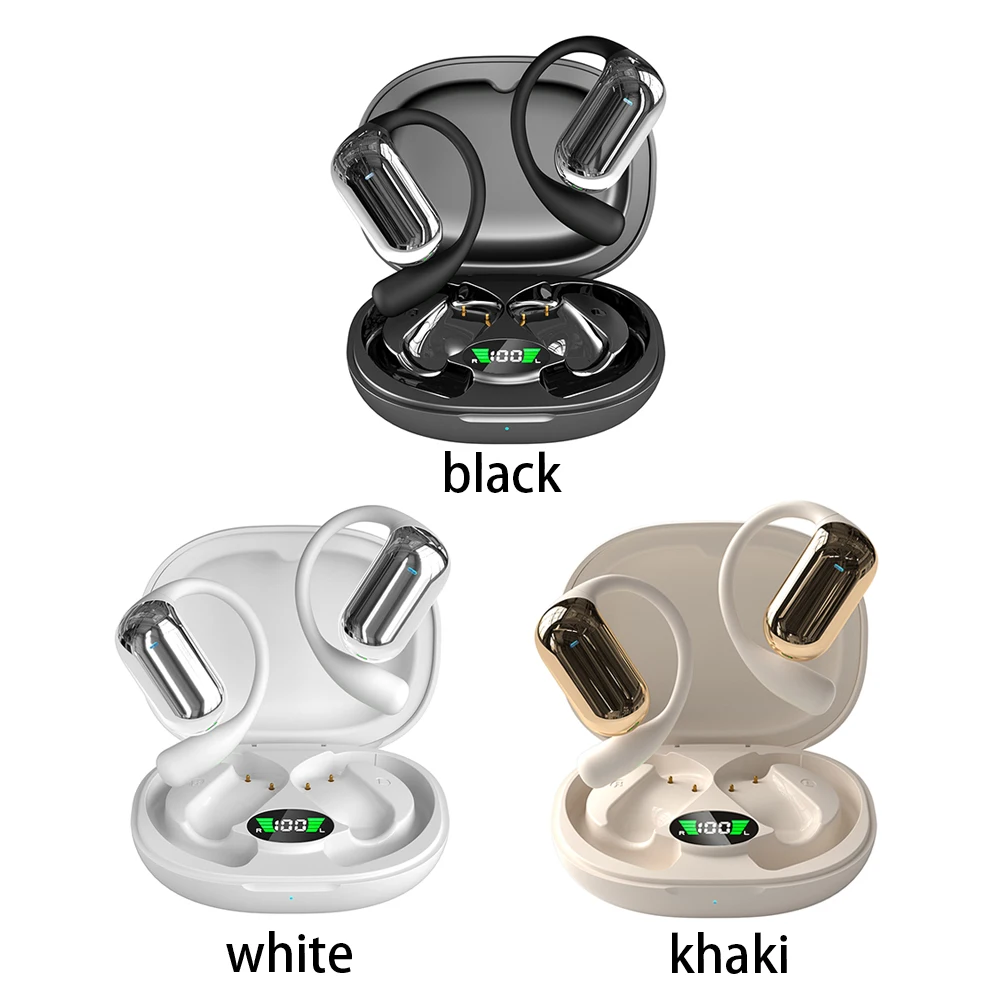 BT 5.3 AI Translation Earbuds Noise Cancelling Translator Headphones Wireless Earbuds for Running Fitness Learning Accessories