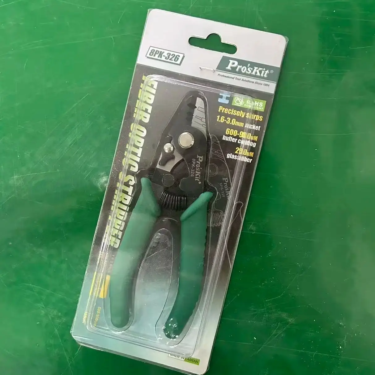 

Pro'sKit-8PK-326 Tri-Hole Fiber Stripping Pliers FTTH Fiber Optic Stripper Tool