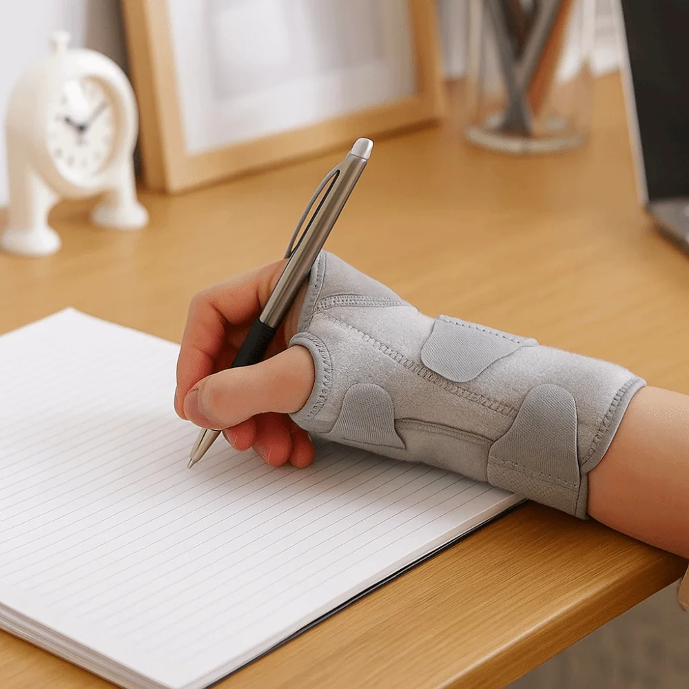 Adjustable Strap Tendonitis Wrist Brace Washable Stabilizing Carpal Tunnel Wrist Brace Breathable Ergonomic Support Hand Splint image 2