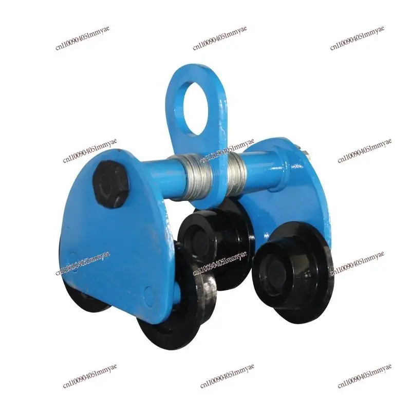 

Manual monorail trolley, push sports car, cat head hanging I-beam track pulley, hand hoist sports car