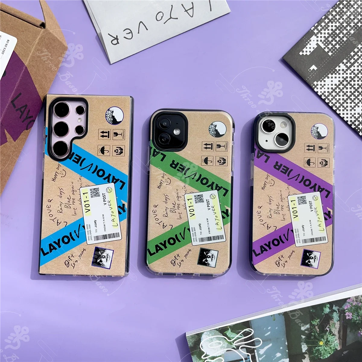 Phone case TaeHyung V LAYOVER For Samsung galaxy S24ULTRA S23FE S23Ultra S22+ S21FE S20FE A35 A55 A52 A53 A05S A15 A23 A24 A25