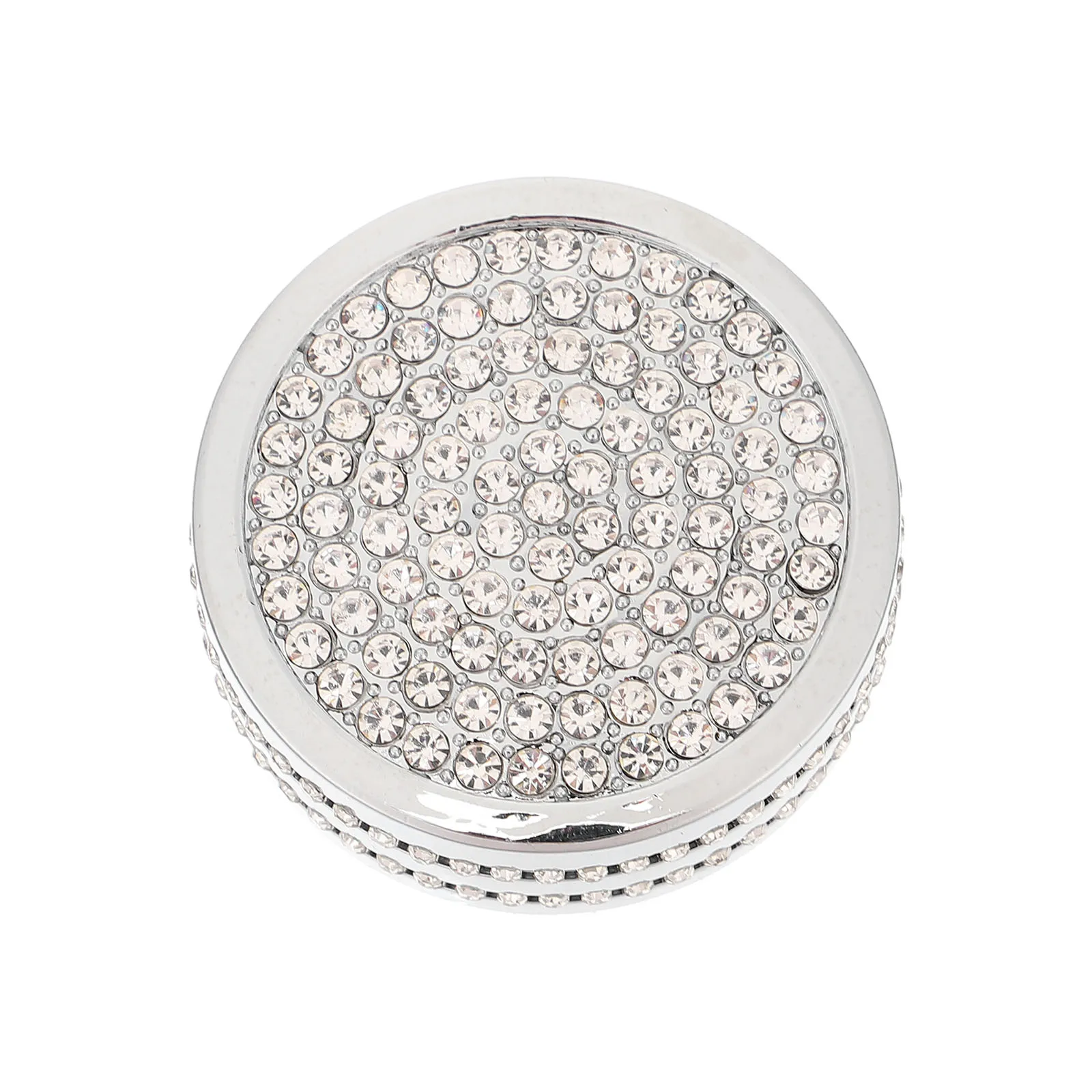 

Car Engine Start Stop Button Sticker Shiny Crystal Rhinestone Cover Zinc Alloy Durable Decorative Trim Interior Car Decoration
