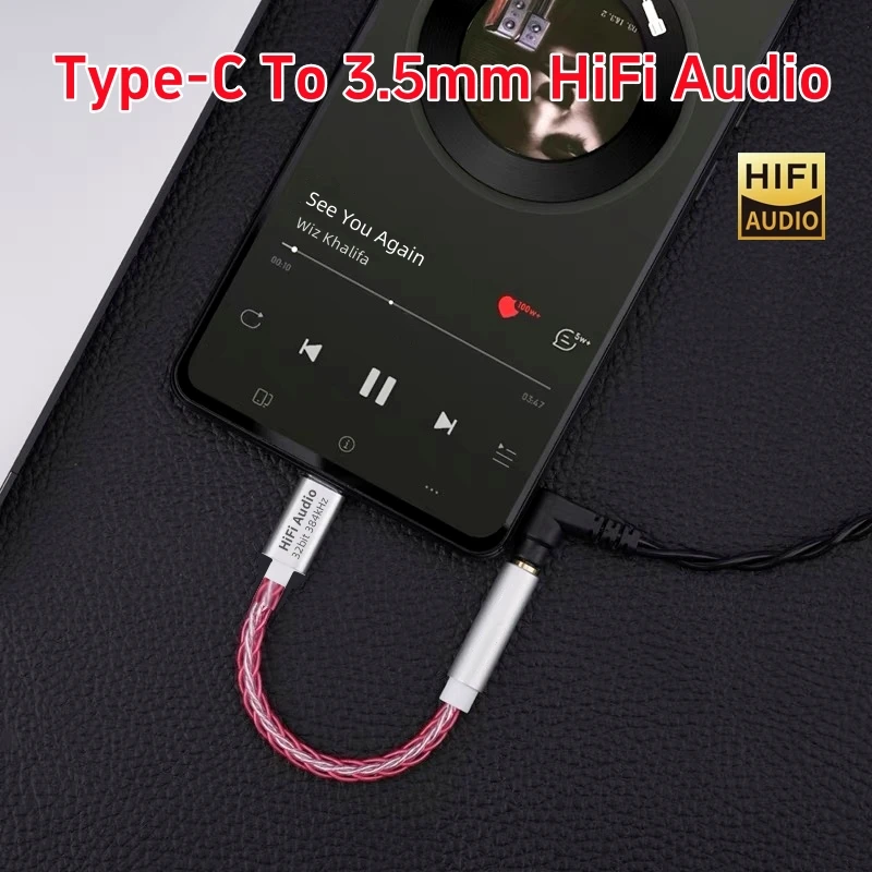 USB TypeC to 3.5mm Jack HiFi DAC Audio Amp Adapter Sound Card Decoder QKZ Wired Earphones for iPhone16/15 Samsung Xiaomi Huawei