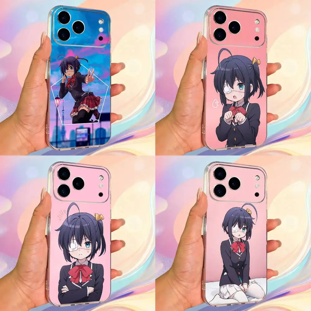 

R-Rikka Anime T-Takanashi Phone Case For iPhone 14,13,12,11,17,16,15,Pro,Max,Plus,X,XS,XR,SE,Mini Transparent Soft Cover