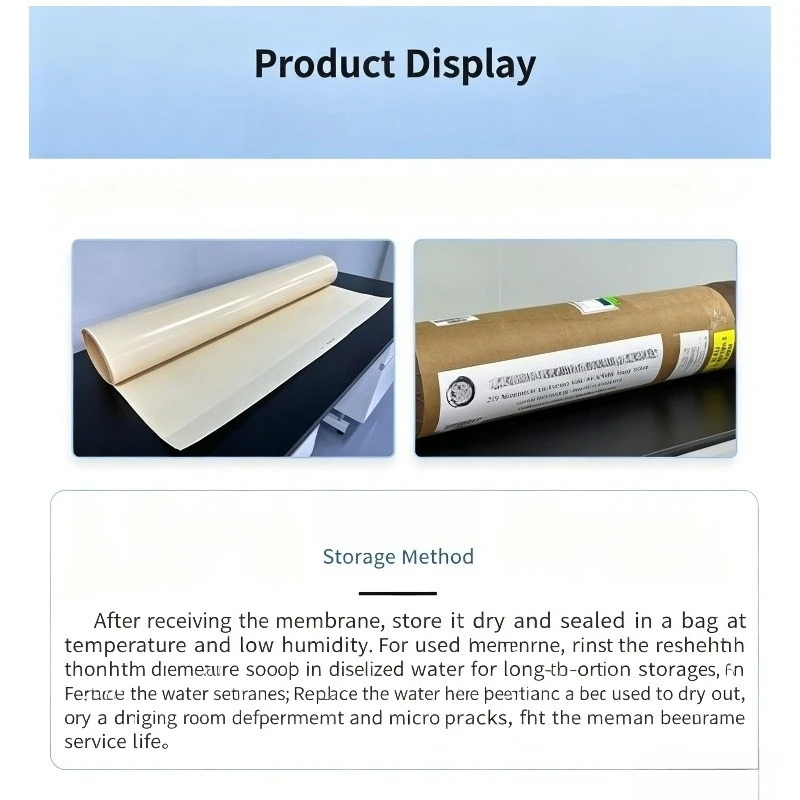 AMI‑7001S AEM & CMI‑7000S CEM Ion Exchange Membrane For Water Electrolysis CO2RR Electrochemical Experiment Test