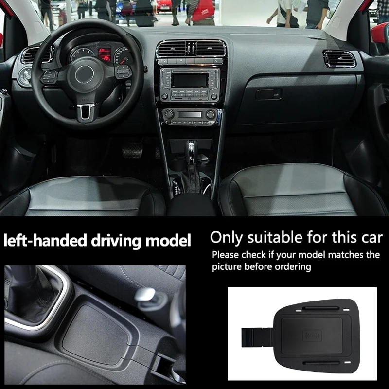 Bezprzewodowa ładowarka samochodowa do VW Polo 5 2010-2016