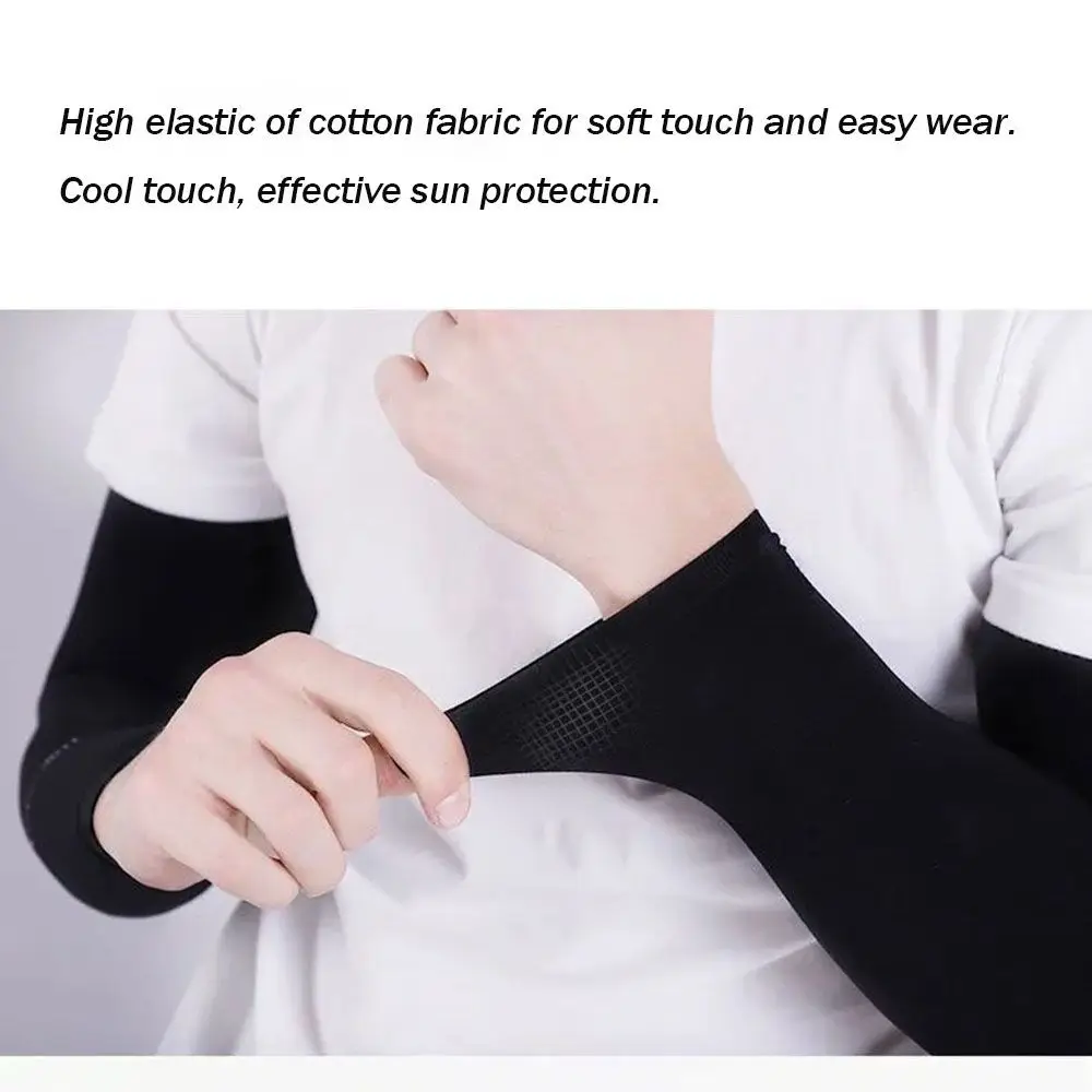 Exposed thumb Sportswear Summer Cooling Running Arm Sleeves Arm Cover Outdoor Sport Sun Protection