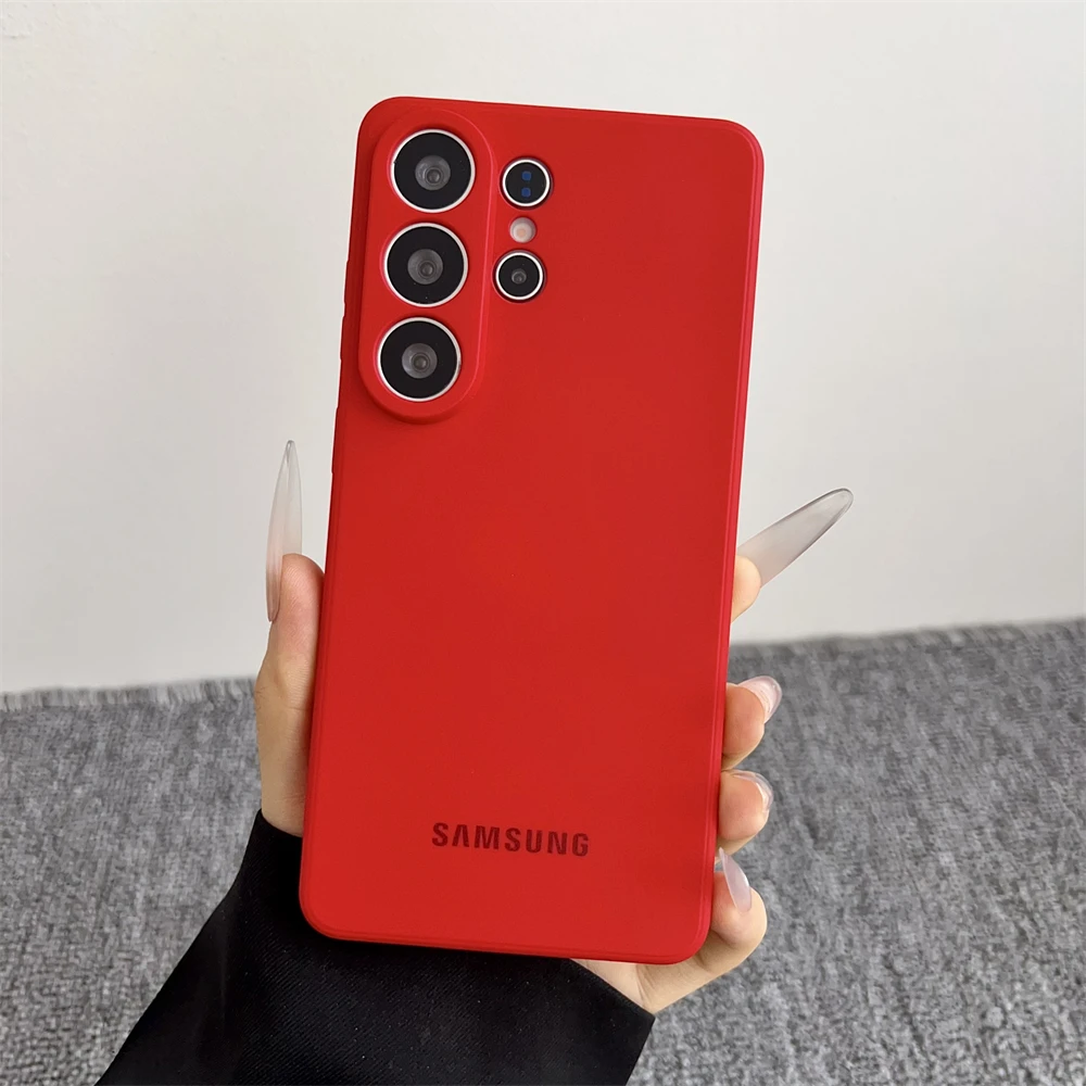 Stoßfeste, flüssige Silikon-Softhülle für Samsung Galaxy A51 A14 A15 A16 A17 A22 A23 A55 A56 A53 A72 A73 A26 A35 Offizielle matte Hülle – Detail 11