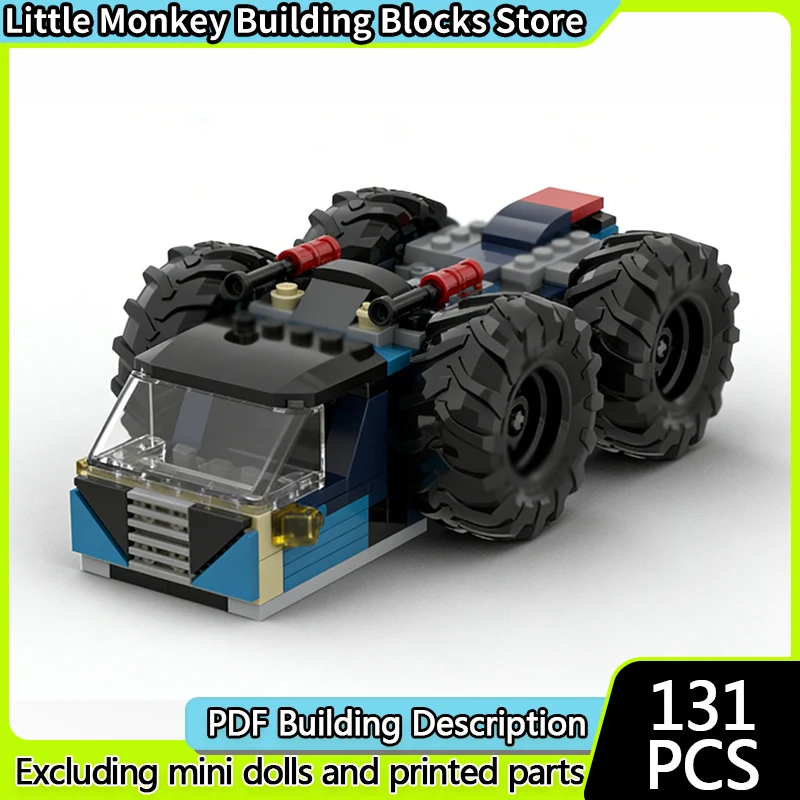 

Speed Racing Car Model MOC Building Bricks Special Transport Vehicle Modular Technology Children Holiday Gifts Assemble Toy Suit