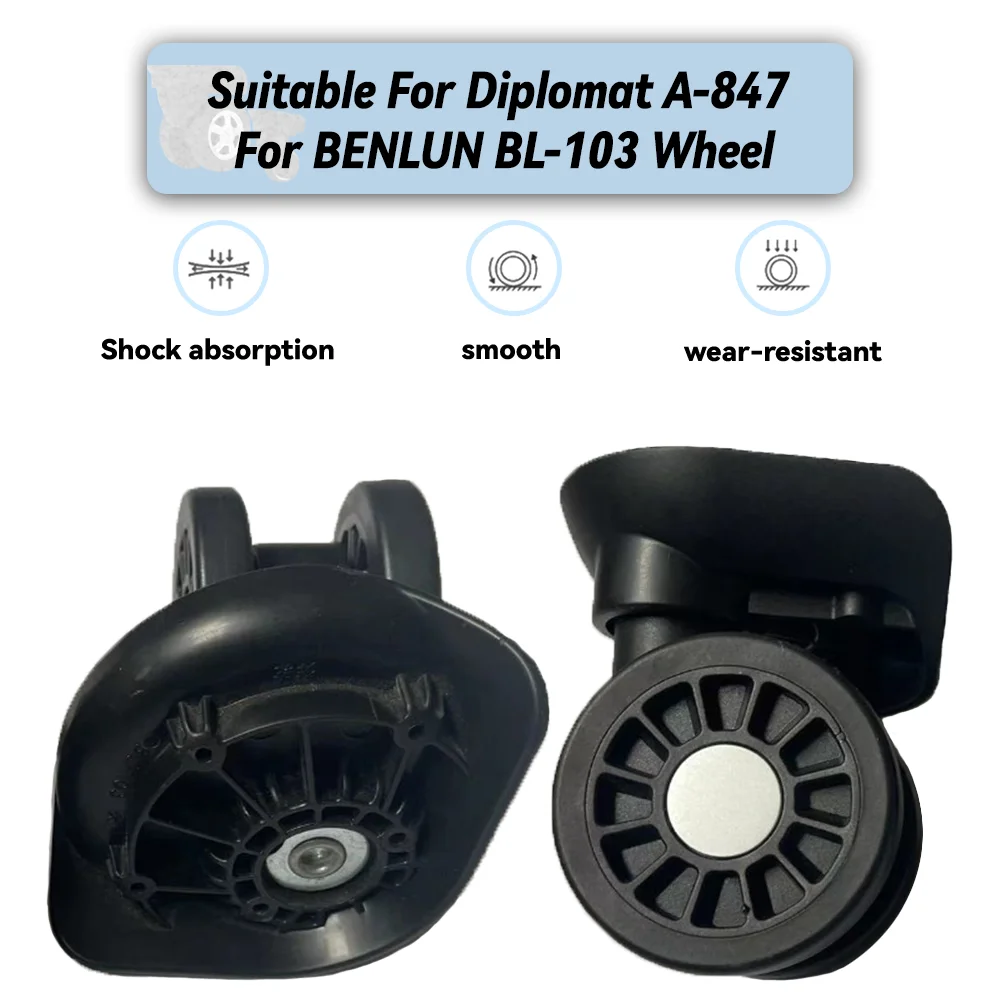 

Suitable For Diplomat A-847 For BENLUN BL-103 Universal Wheel Replacement Suitcase Shock Absorbing Wheel Accessories Wheels