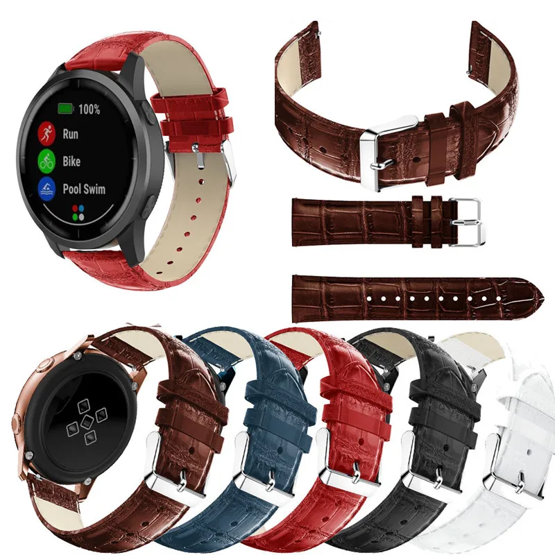 22mm Leather Watch Strap for Huawei GT3 Pro 46mm GT2 Pro GT 3 2 46mm Replacement Bracelet for HUAWEI Watch 3 Pro NewWristband