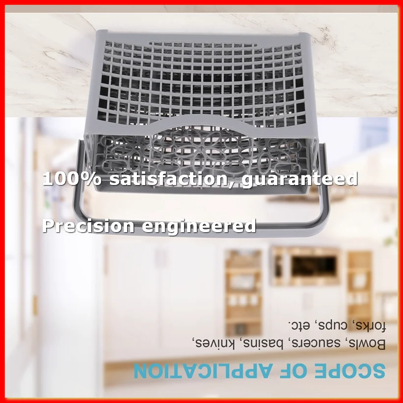 

Universal Cutlery Dishwasher Replacement Basket Dishwasher Accessories for , , , , ,-A68X