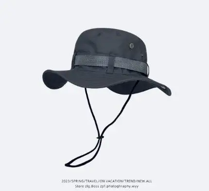 

Foldable Waterproof Summer Bucket Hat Quick Dry Wide Brim Sun Protection Outdoor Hiking Camping Fishing Hiking Camping Hat