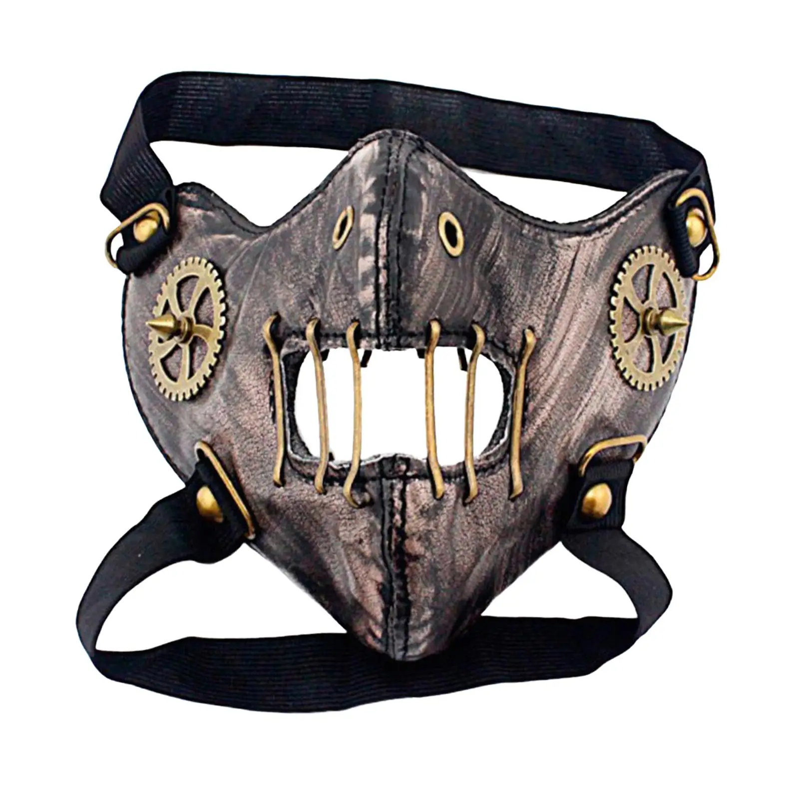 Maseczka Steampunk Retro Goth przeciwkurzowe moda uliczna maska maska na motocykl rowerzysta dla baru bal przebierańców Halloween karnawał