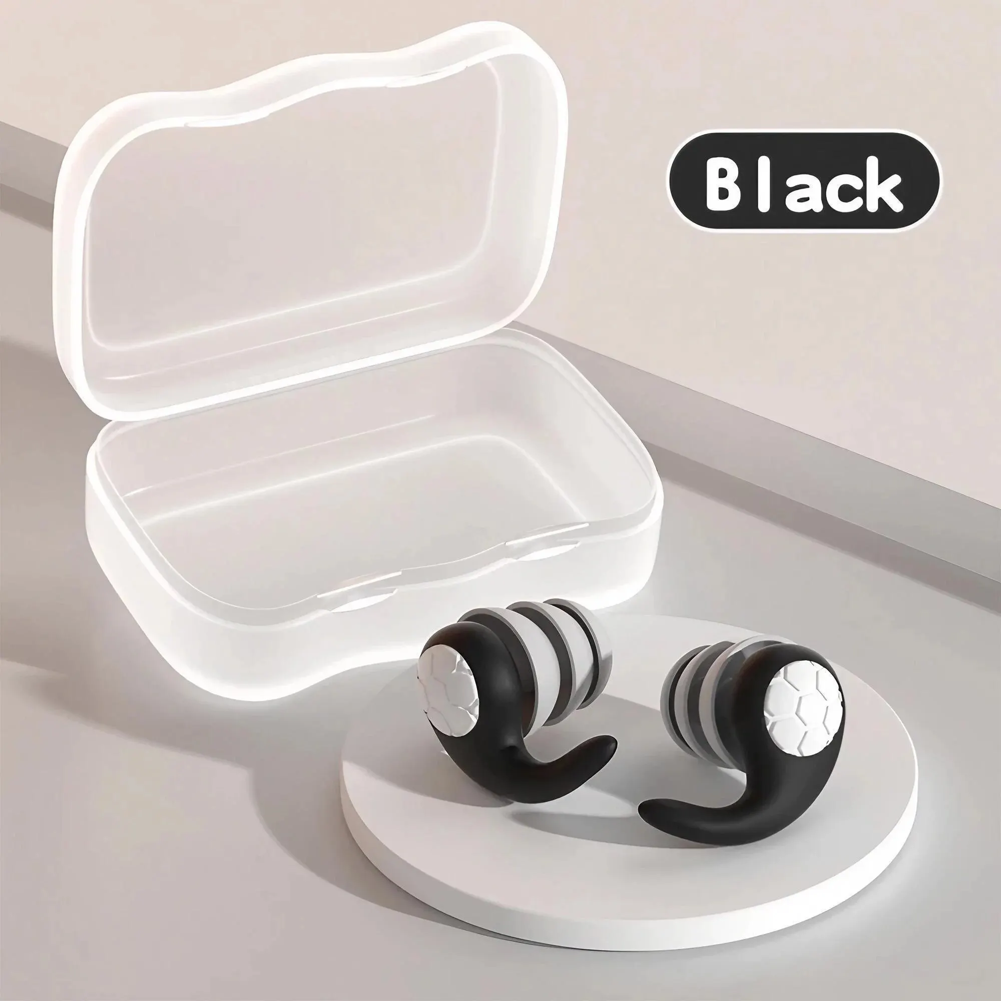 New soft silicone earplugs - muffler, waterproof, comfortable, suitable for sleeping, swimming protective sleeping earplugs