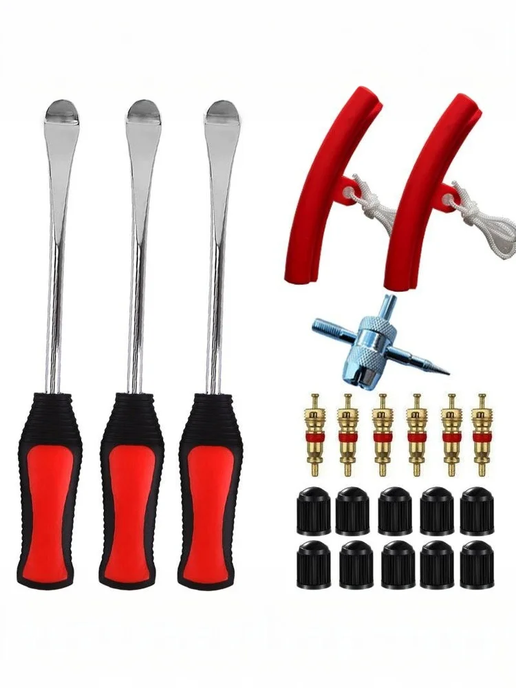 AliExpress NONE 【M】Rim Protector Tire Changing Lever Tools Auto Spoon Tire Kit Motorcycle Bicycle Tire Changing Levers