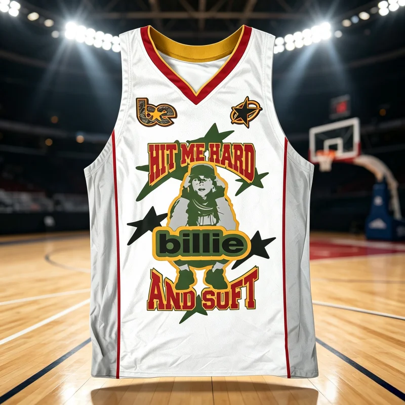 2026 Sommer Neu Unisex Retro Billie Basketball Trikot Top Herren Damen Atmungsaktive Lässige Streetwear Sport Weste Familie Kinder T-Shirts
