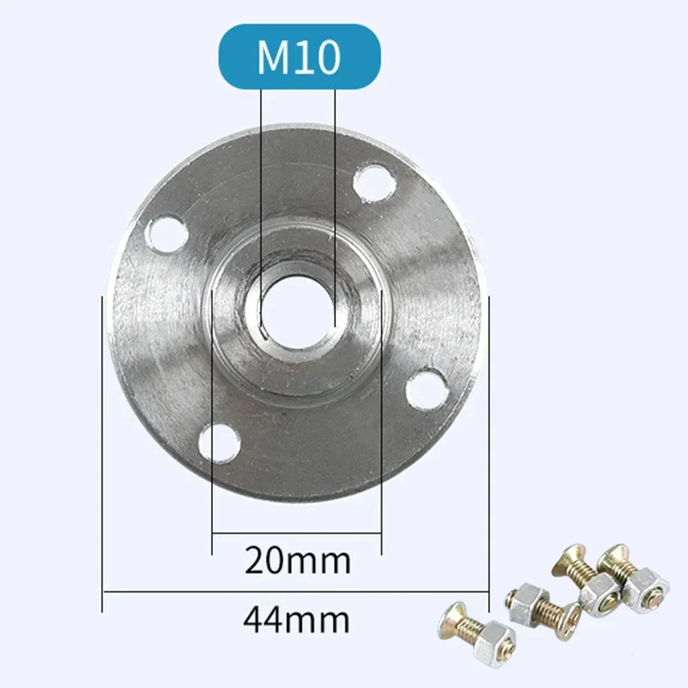 Angle Grinder Flange Flange For Connecting M10 M14 M16 Saw Blade Silver 1PC Cutting Disc Flange M Angle Grinder