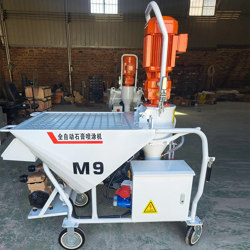 

Portable Gypsum Mortar Spraying Machine Electric Plaster Pump For Cement Wall Coating High Speed Construction Tools