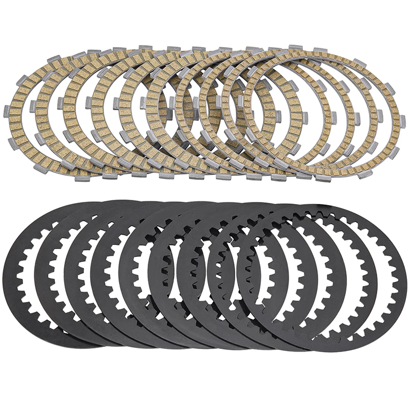 Motorcycle Clutch Friction Plates&Steel Plates Kit For X-WEDGE‌ Tourer VS2000‌ Navigator VT2000 Pathfinder RX2000 Rover RL2000