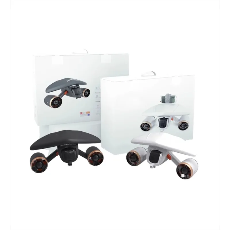 

40m Deep Dive Scooter, 2-Speed 1.8m/s Underwater Propeller with GoPro Mount for Scuba Diving, Underwater Photography