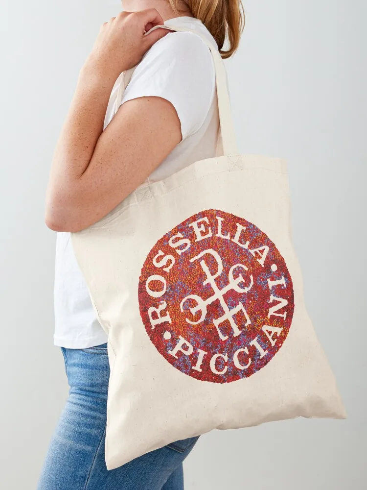 الزهور في النار - حقيبة تسوق روسيللا بيكسياني حقيبة تسوق نسائية لطيفة حقيبة يد محمولة للتسوق حقائب يد نسائية