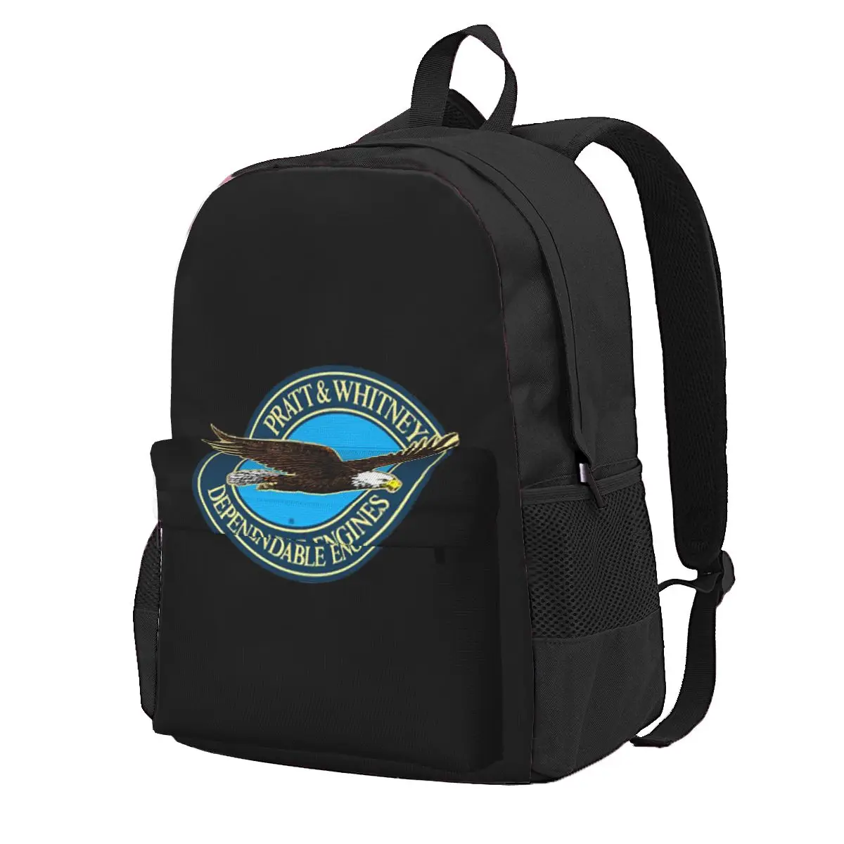 

Pratt & Whitney Logo Dependable Engines Student Backpack School Bag Hiking Travel Daypack for Men Women Fashion Bookbag