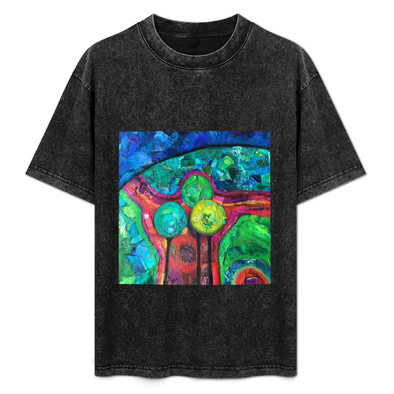

Green Hill T-Shirt Novelty Print Casual Tee Shirt