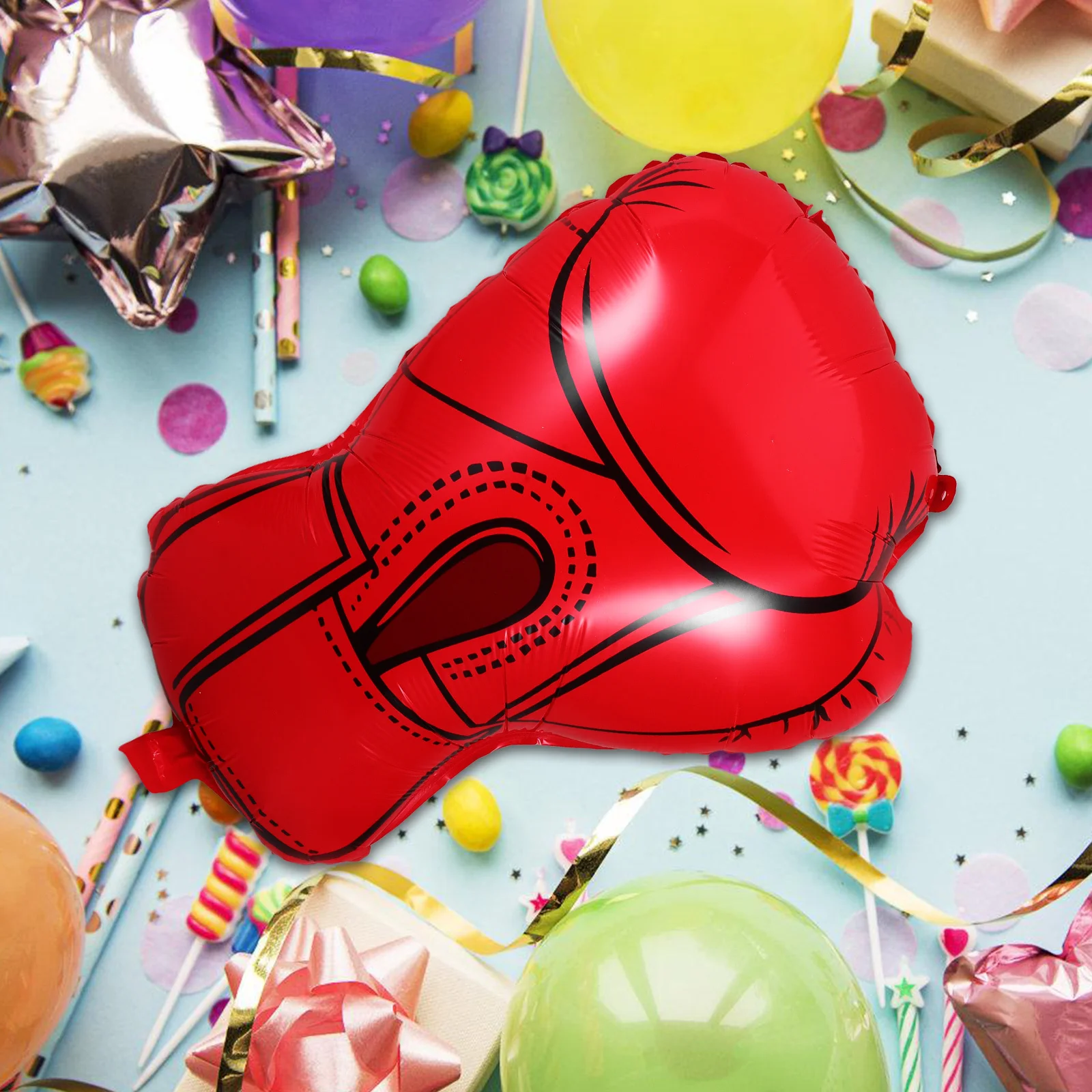 

6Pcs Inflatable Boxing Gloves Balloons Sports Theme Party Decorations Kids Birthday Party Supplies Gym Birthday Decorations