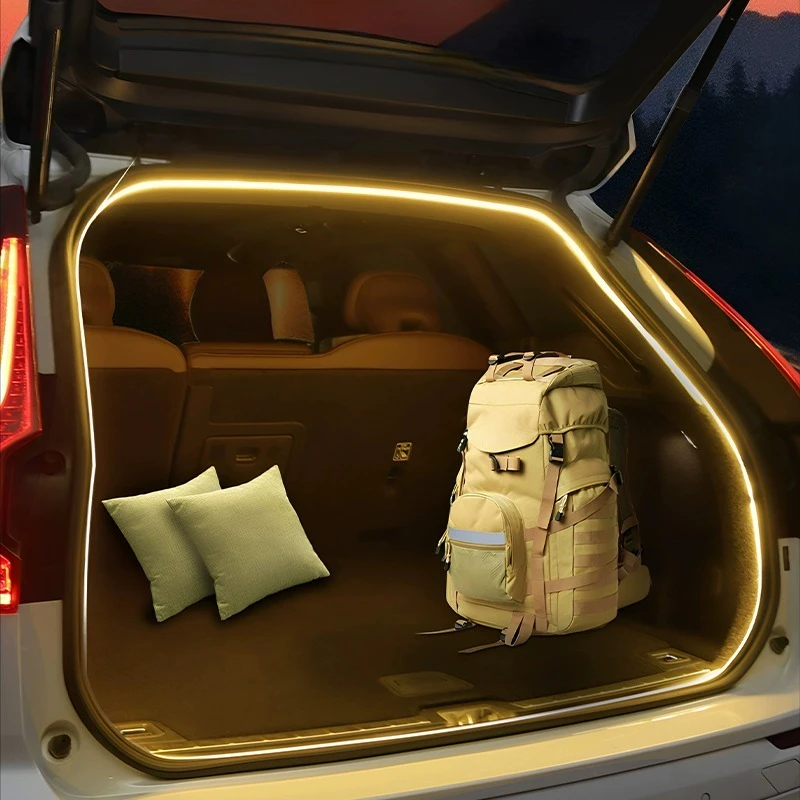 For Volvo XC70 Trunk Ambient Light Tailgate Interior LED Lighting Strip Hidden Decorative Lamp Car Accessories