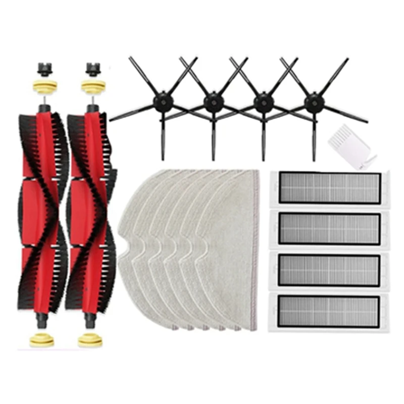 AU-For Roborock S5 Max S50 S502 S55 S6 Pure E4 E5 Xiaomi Robot 1S Vacuum Cleaner Brush Mops Hepa Filters Accessories