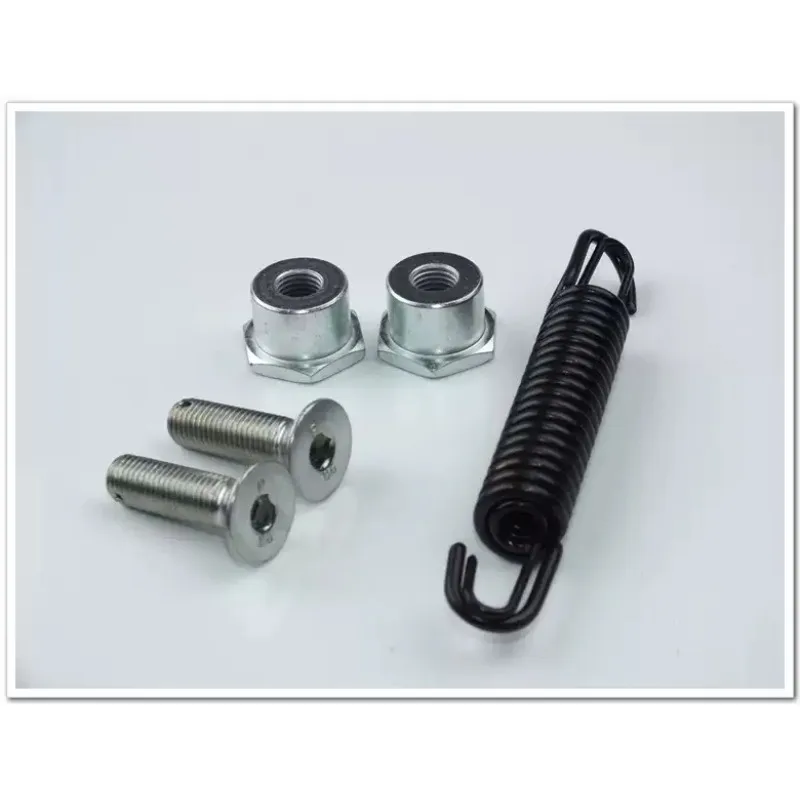 Motorcycle Center Stand Bolt Nut & Spring for TRK502X BJ500GS-A/5A, Off-road Bike Main Stand Fitting Parts