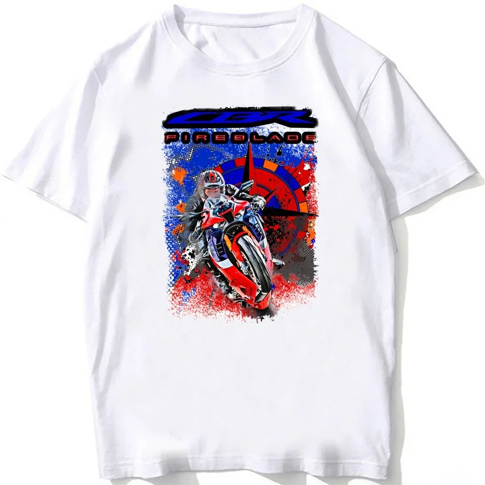 

Japan CBR 1000RR R Fireblade Superbike Adventure CBR 600RR Motorcycle T-Shirt Men Short Sleeve Casual Hip Hop Boy Riding Tees