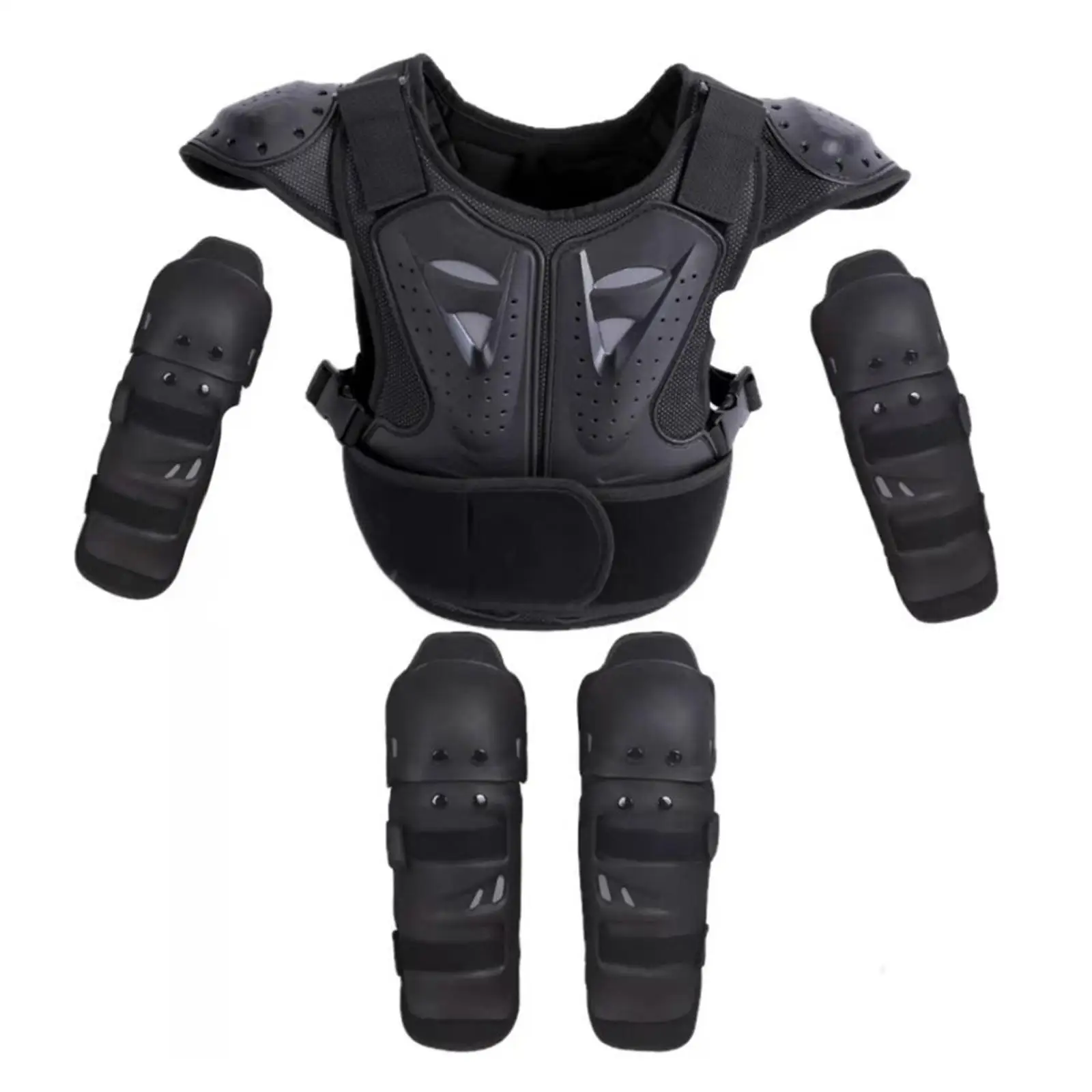 Kids Motorcycle Armor Breathable Adjustable Belt Child Body Protection Guard S