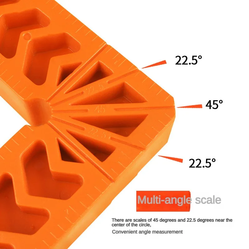 Plastic Right Angle Ruler Holder 90°Auxiliary Positioner Overline L-Shaped Spacer Fixed Angle Gripper Woodworking Stationery