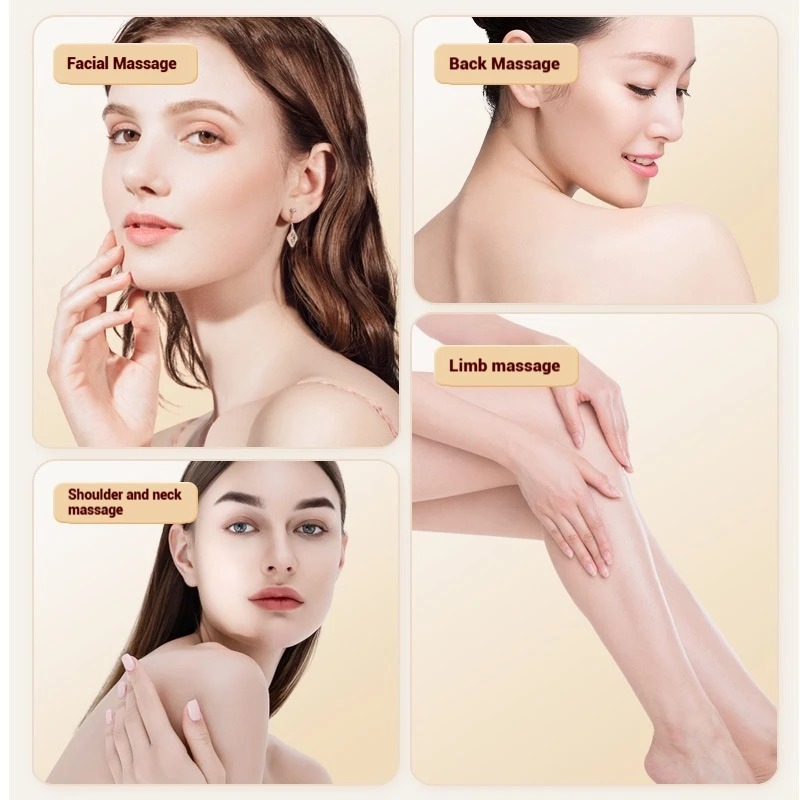 النسخة الجديدة مدلك الرقبة مكركرنت ساخن لكامل الجسم لوحة غوا شا ، جهاز تدليك غوا شا الكهربائي #4