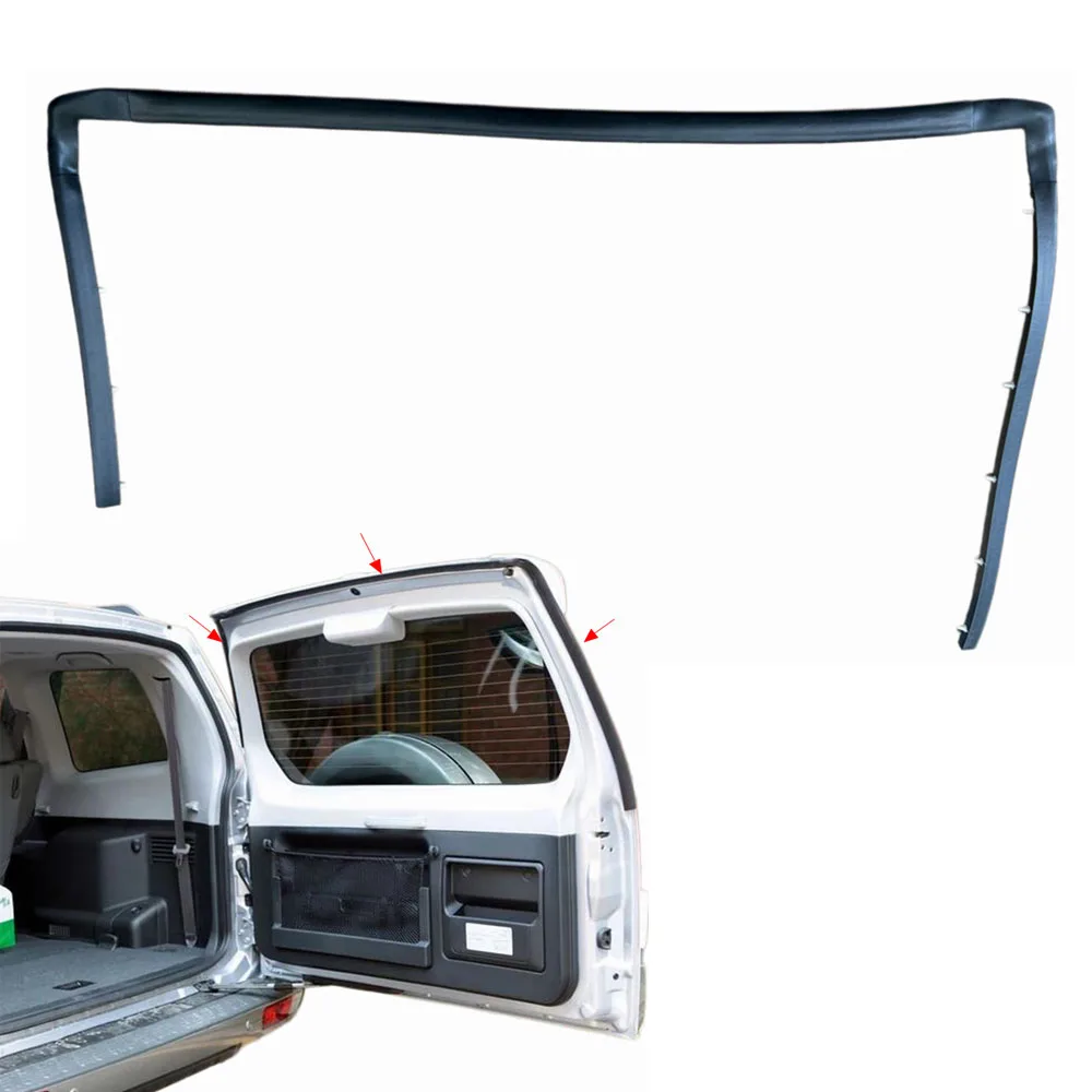 Back Door Opening Upper Weatherstrip Rubber Seal Strip for Mitsubishi Pajero Montero V73W V75W V77W 2000-2007 MR437186