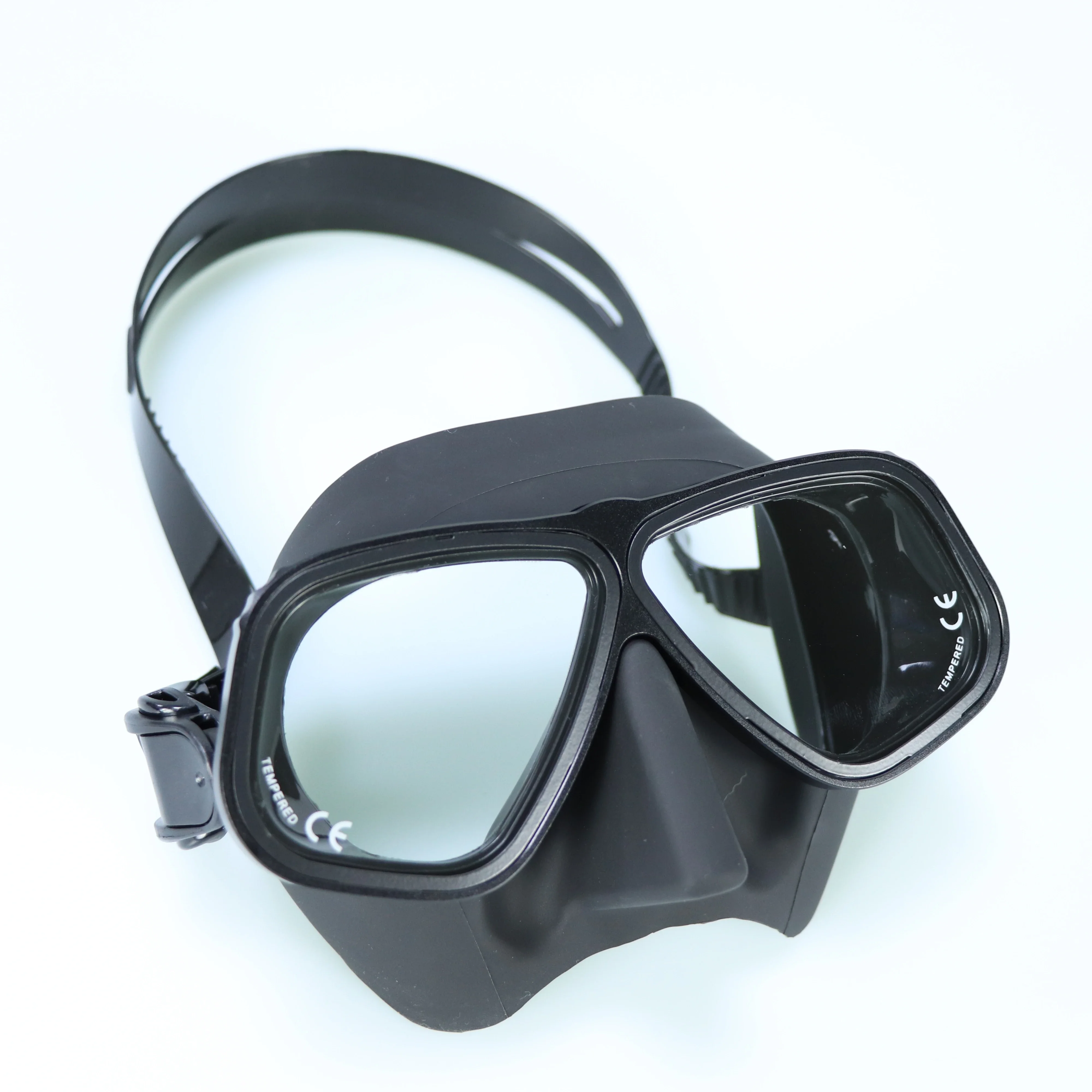 Tempered glass Camera mount free diving mask prescription dive mask