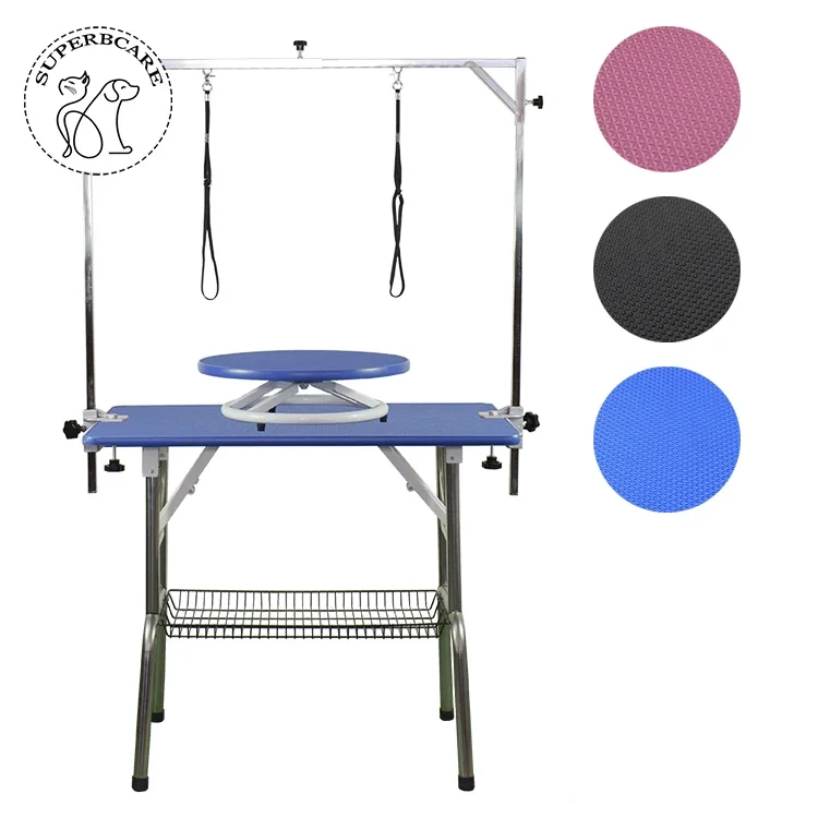 pet customized collapsible dog grooming table