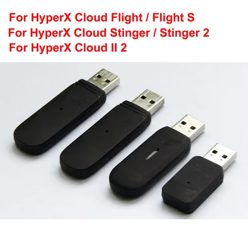 Receptor USB para Kingston HyperX Cloud Flight / Flight S / Stinger / Stinger 2 / Cloud II / Cloud III / Cloud Core Auriculares inalámbricos