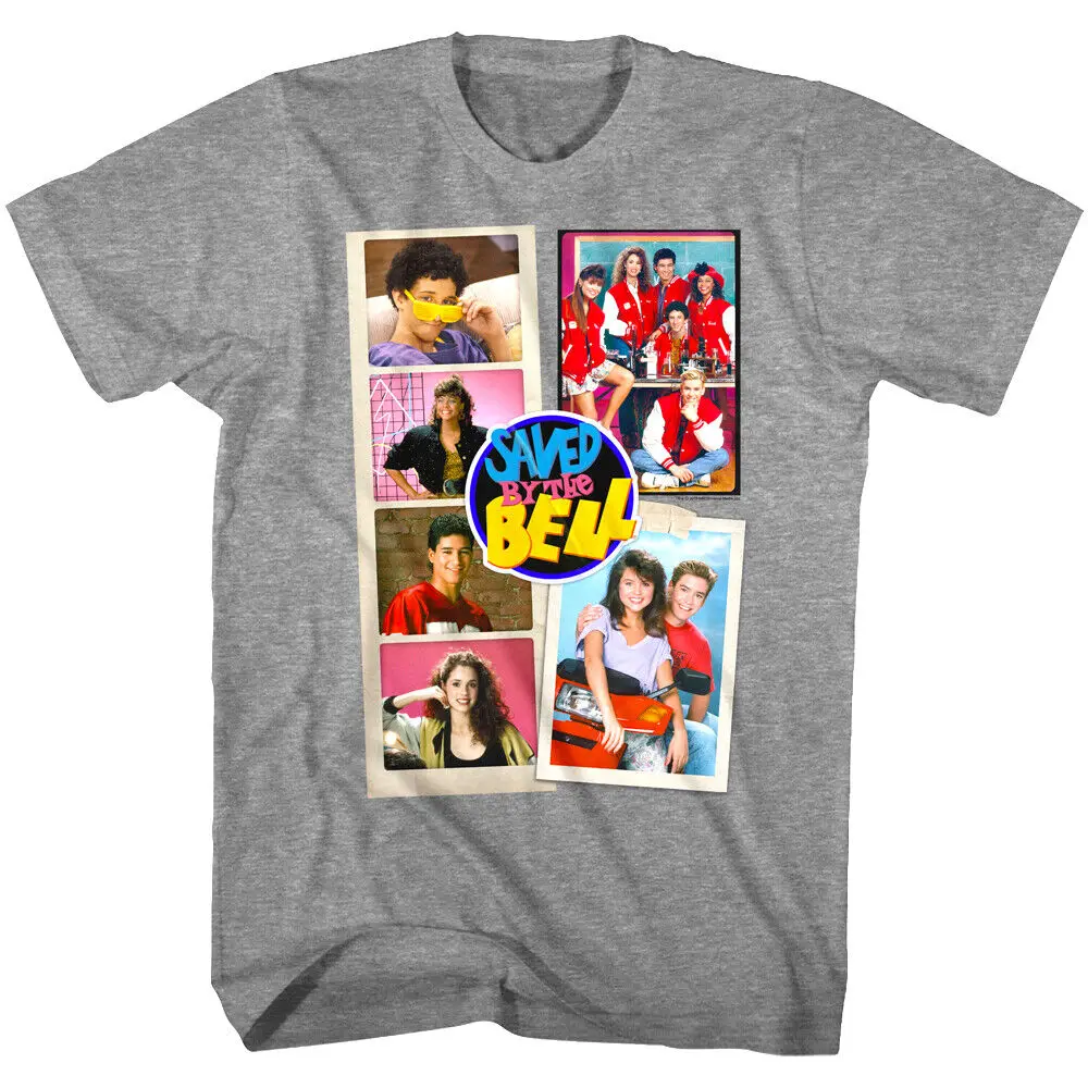 Saved by the Bell Scrapbook Men's T Shirt Yearbook Screech Zack Morris AC Slater