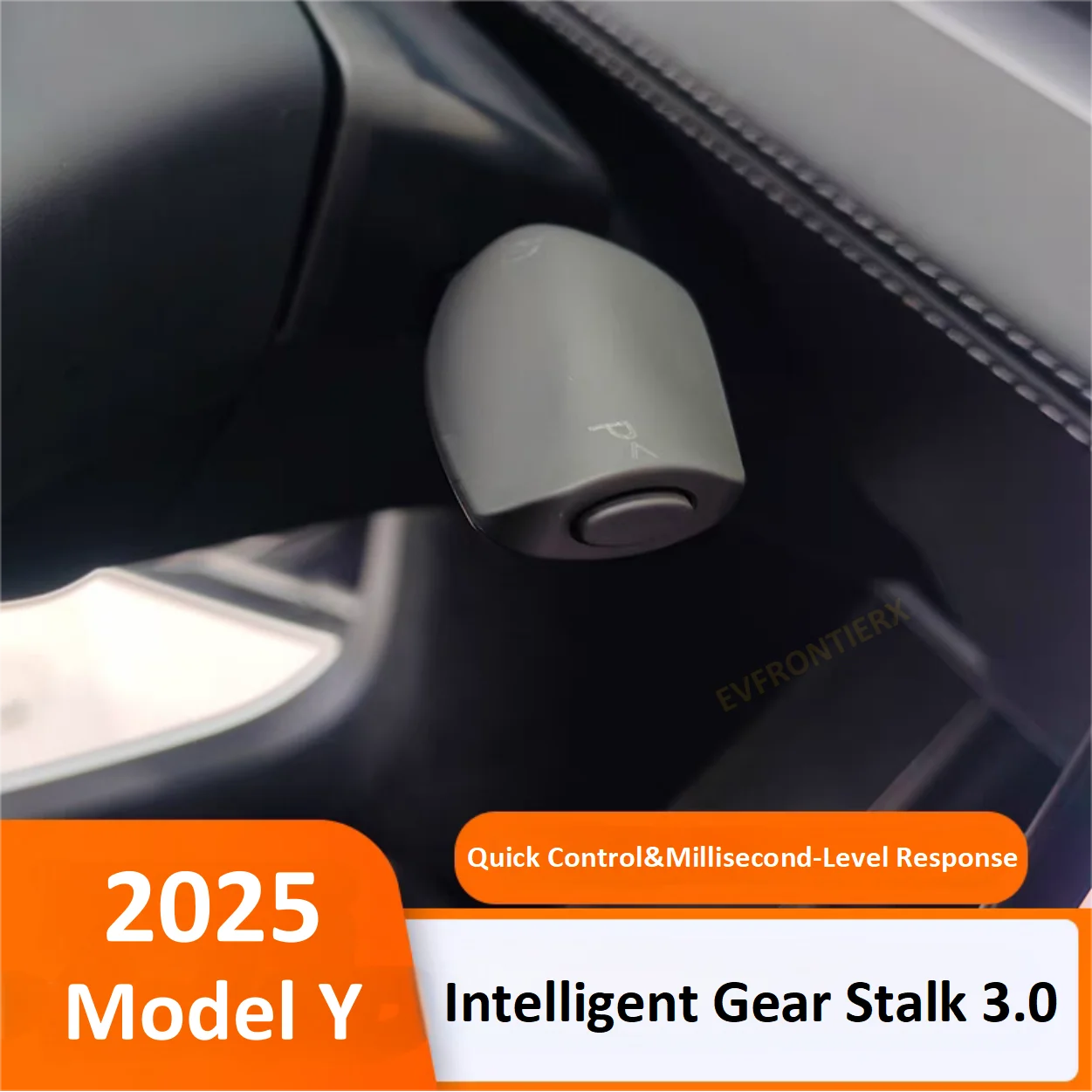 Intelligent Gear Stalk for Tesla Model Y Juniper 2025 New 2026 Shifter Lever Physical Gear Shift Grab Kit D P R Indicator Handle